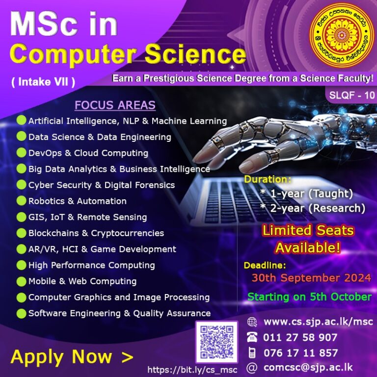 M.Sc. in Data Science & Artificial Intelligence Department of